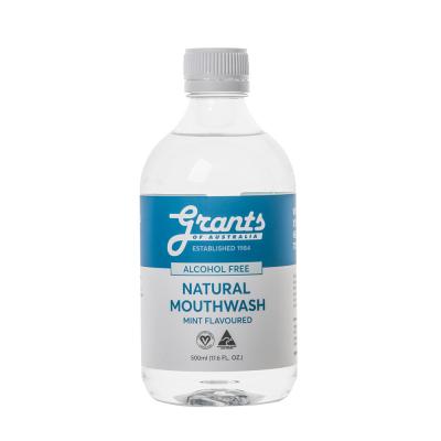 Grants Natural Mouthwash Minty Fresh (Alcohol Free) 500ml